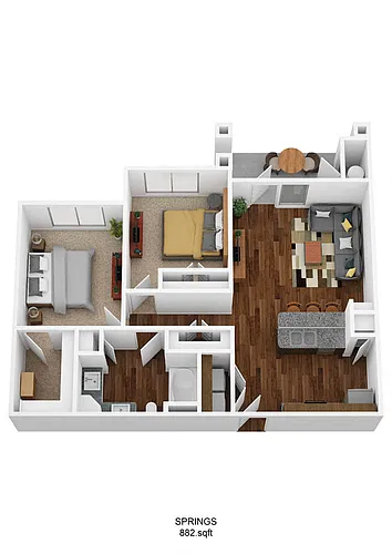 Floor plan B1A-S
