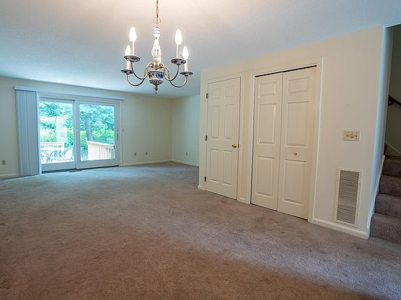 Living room and dining room area.