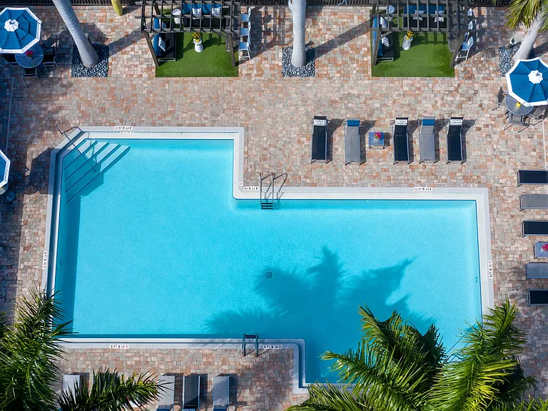 Immerse yourself in pure joy at our sparkling swimming pool and sprawling sundeck.