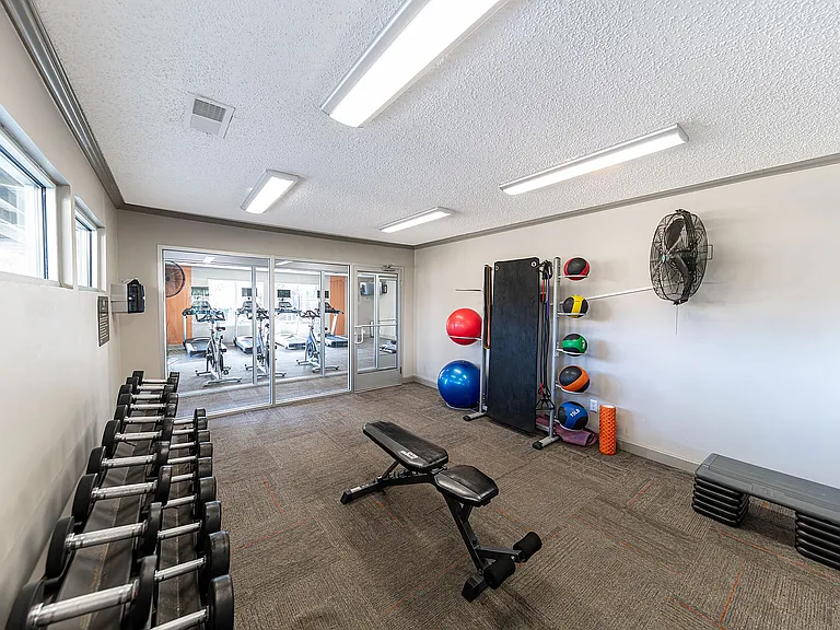 Elevate your workout routine in our sleek and modern fitness studio.