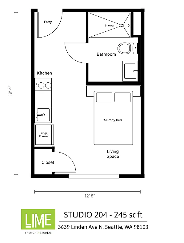 Floor plan MFTE Units