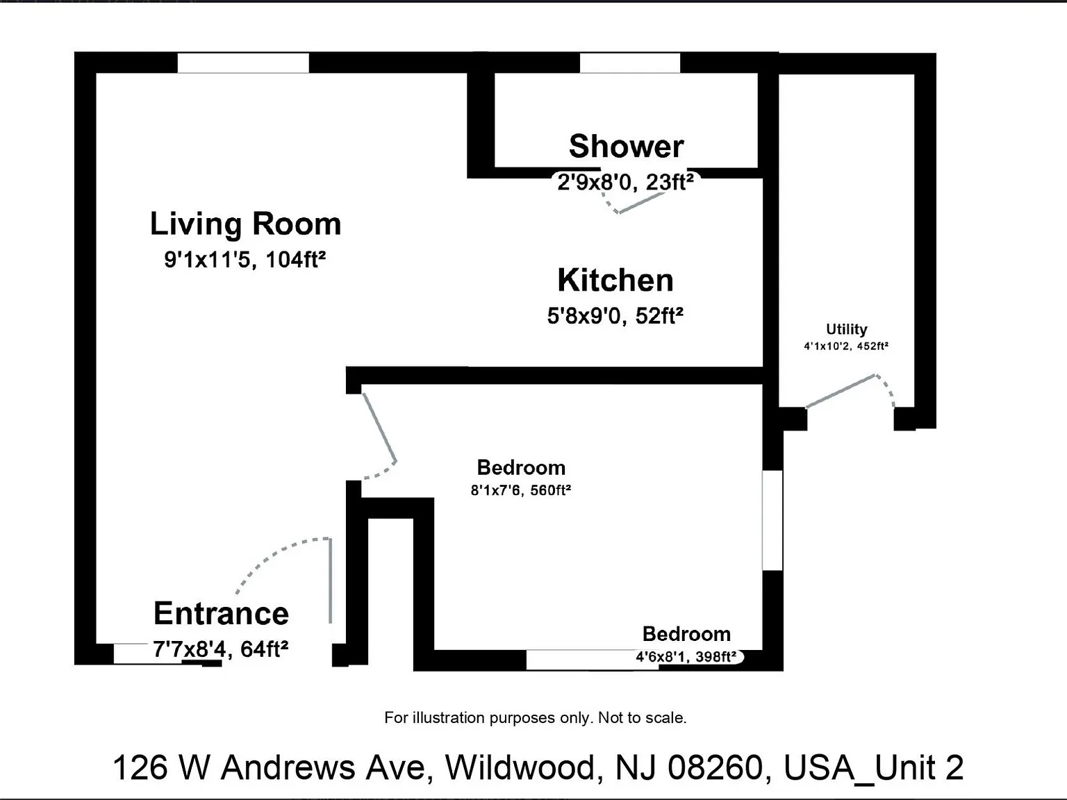 1 bed, 700 sqft, $1,700 — Photo 3