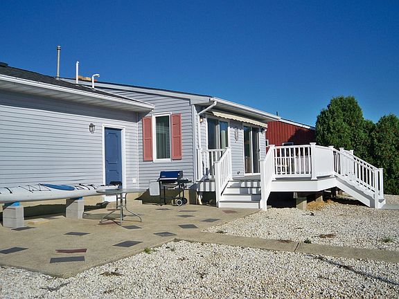 patio area and deck view