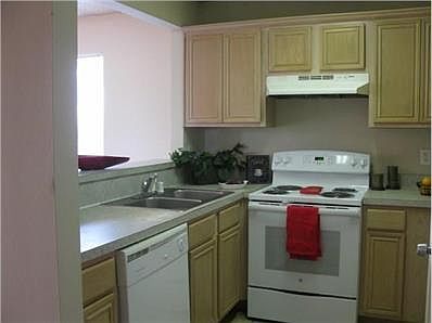 Nice bright kitchen with pass through opening to dining and living area