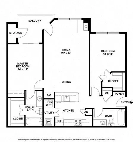 Floor plan B2B Oregon