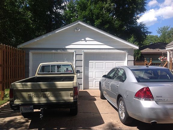 2 Car Garage
						:
						Work bench in garage.