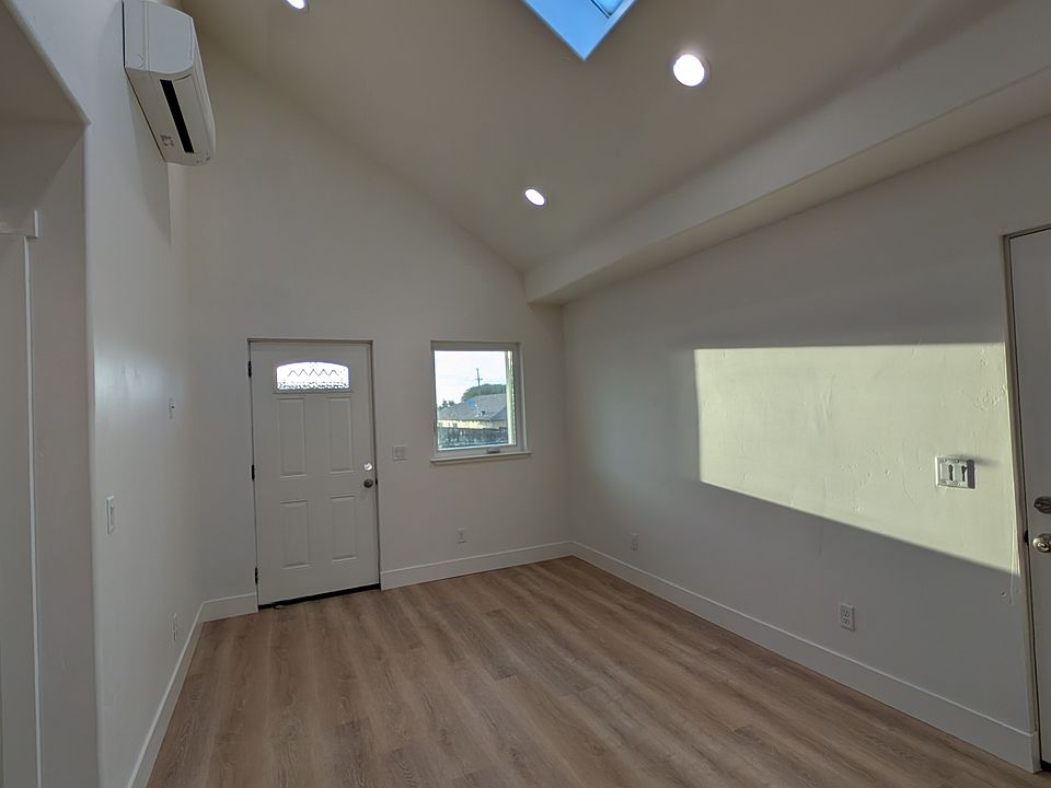 Living room with skylight