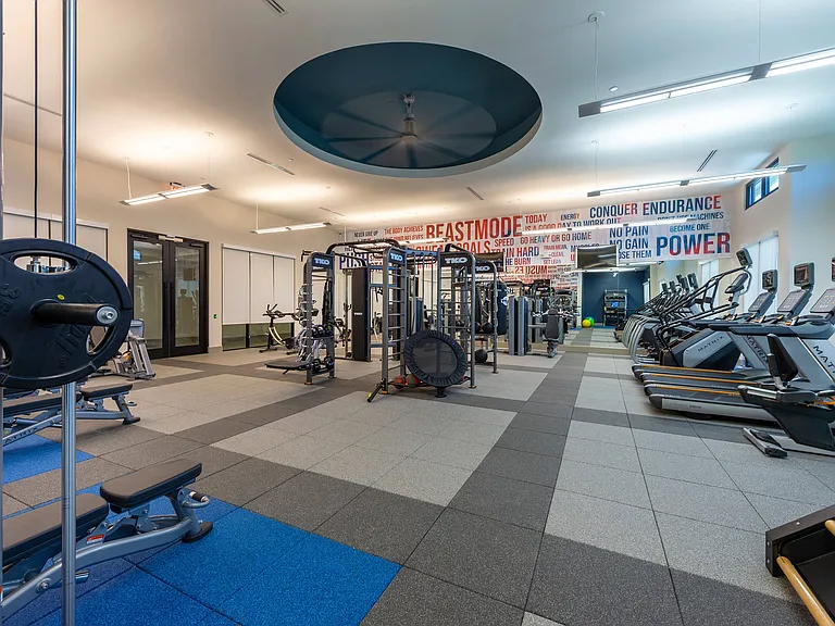 Athletic club featuring Fitness on Demand Mirror