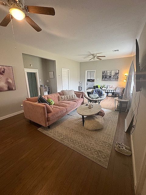 Living room at front door