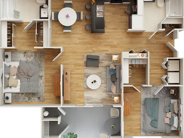 2x2A - 2 Bedroom 2 Bath 2x2A - 2 Bedroom 2 Bath