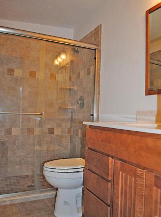 remodelled guest bathroom