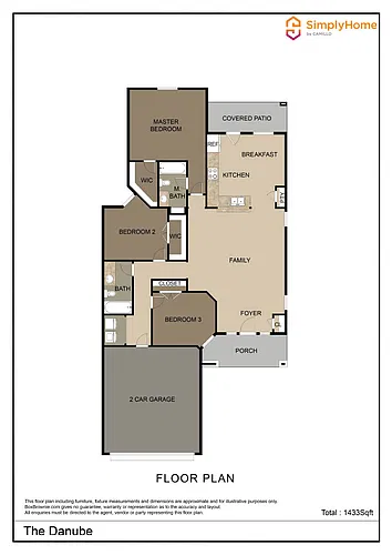 Floor plan 12315 Roy Mix Bohn Lane