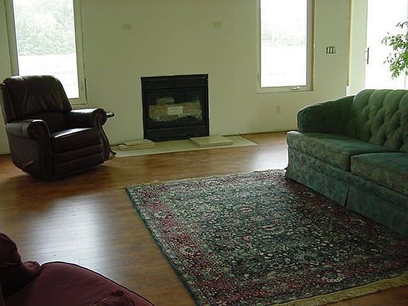 Fireplace in great room
