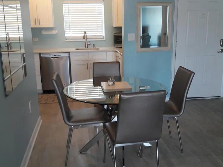 Dinning room and kitchen.
