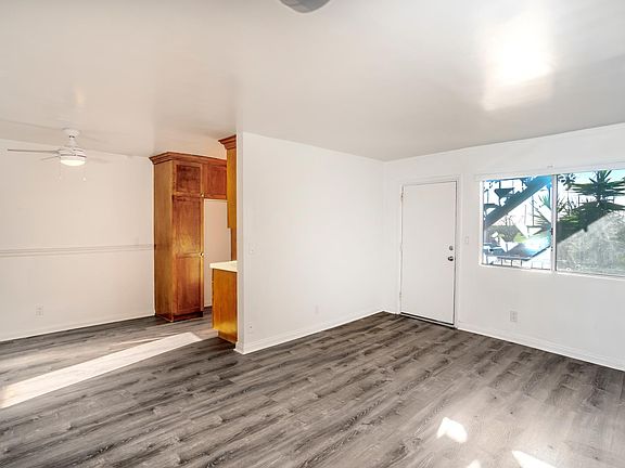 Looking toward the kitchen and dining area