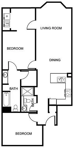 Floor plan D5 Maple