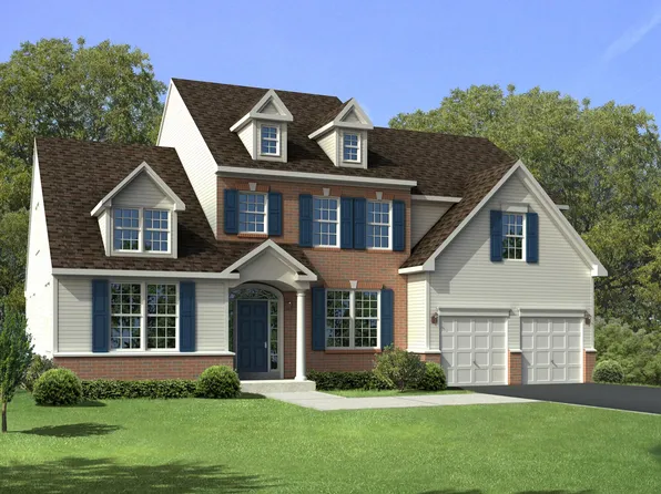 The Harrison-Front Entry Plan, The Reserve at Surrey Court