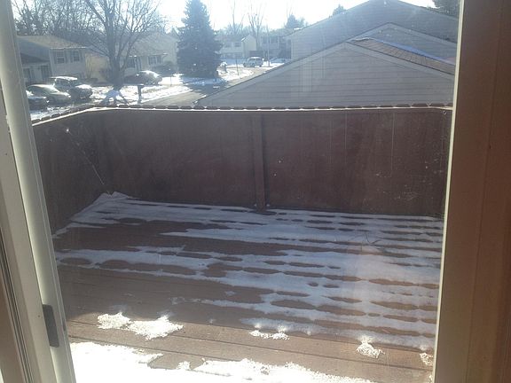 Deck off upstairs