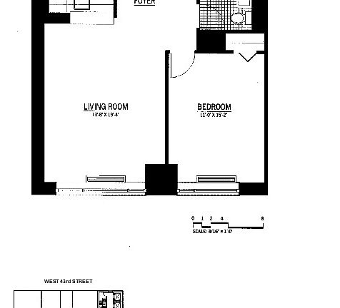 2nd image of 350 W 43rd St APT 18D