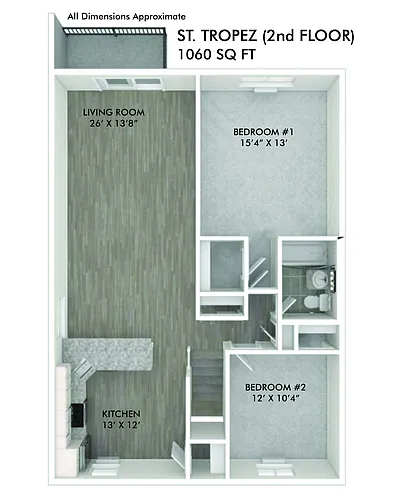 Floor plan ST TROPEZ