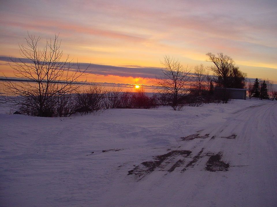 sunrise over Lake Huron