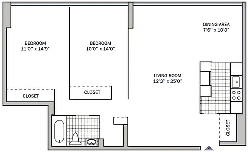 Floor plan The Harvey B