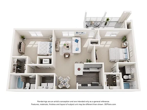 Floor plan B3