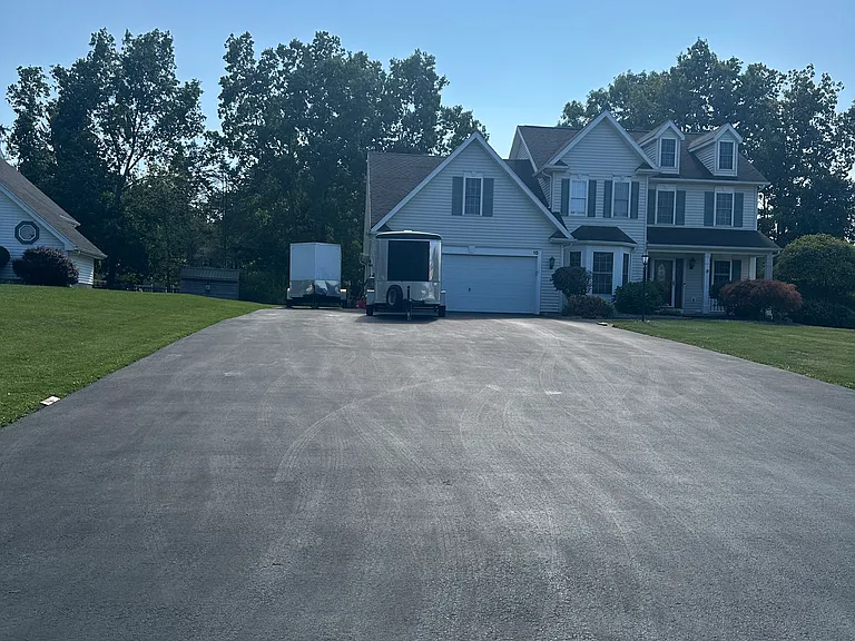 HUGE extended driveway