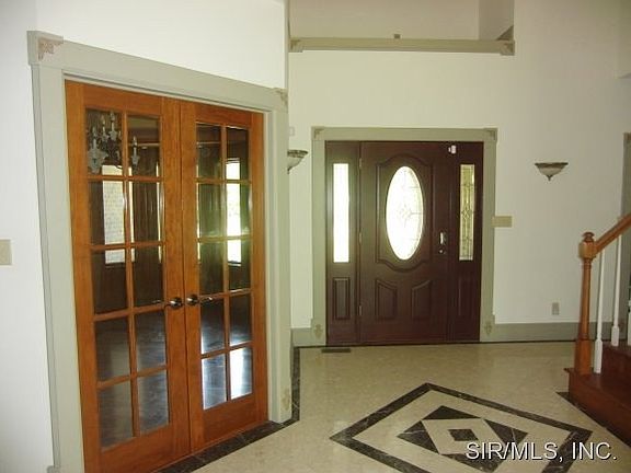 Foyer with Marble Floors