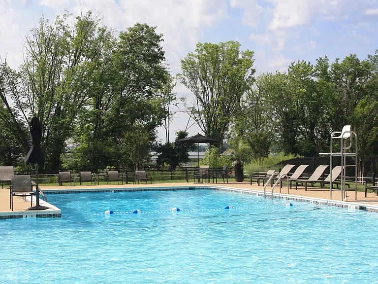 Swimming pool at Bridgeyard in Alexandria, VA