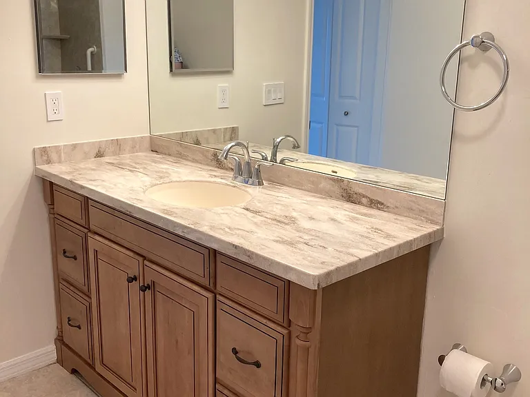 Updated Primary Bath with lots of storage