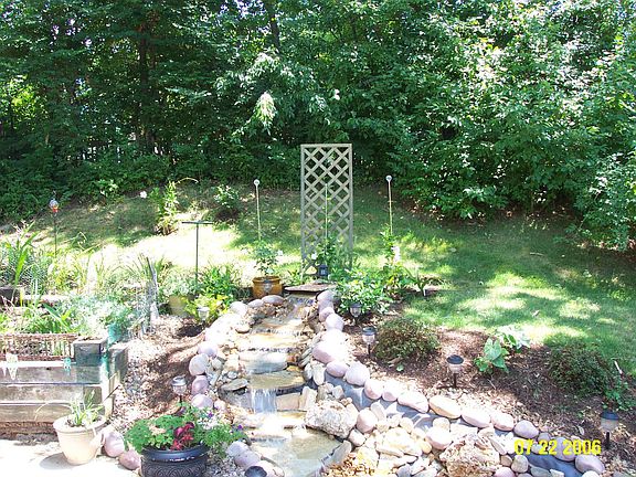 BackYard View - New Pond 2006