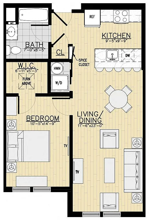 Floor plan B1
