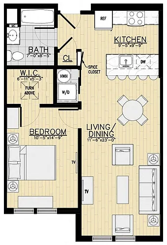 Floor plan B1