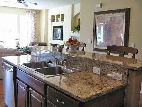 Granite slab countertops!