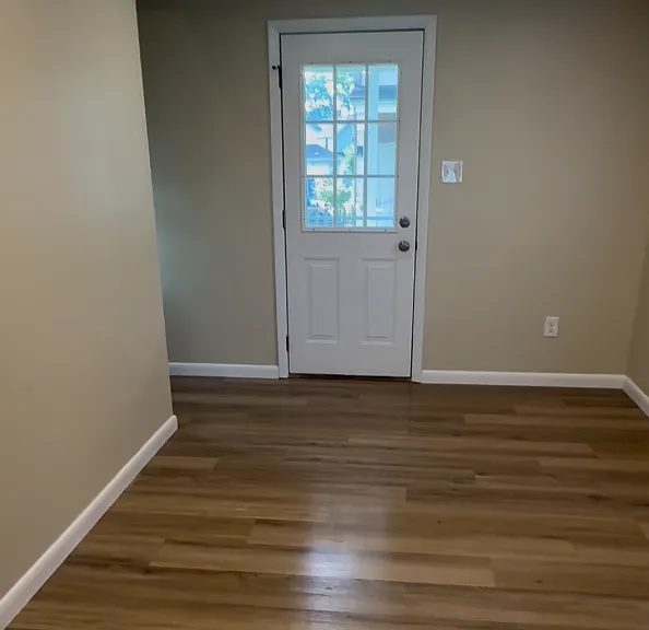 Front door closed