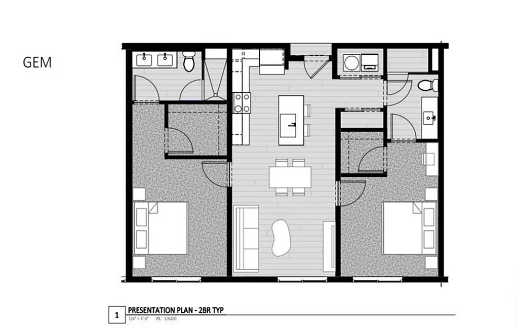 Floor plan Gem