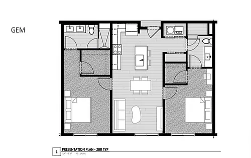 Floor plan Gem
