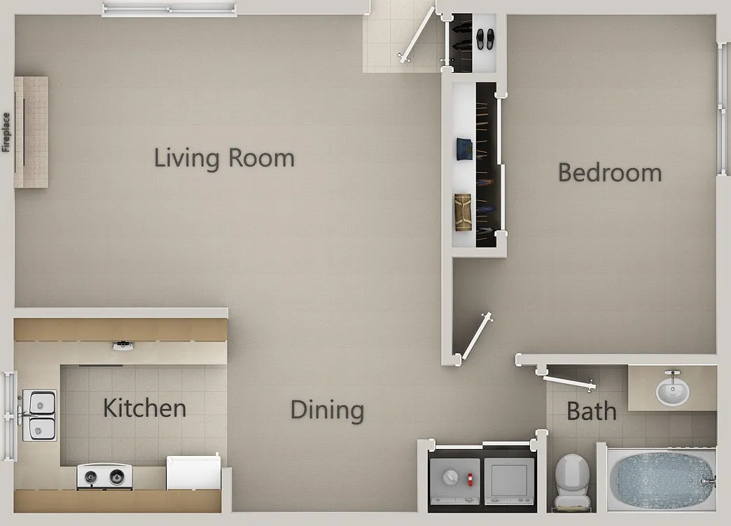 1 bed, 684 sqft, $1,515 — Photo 1