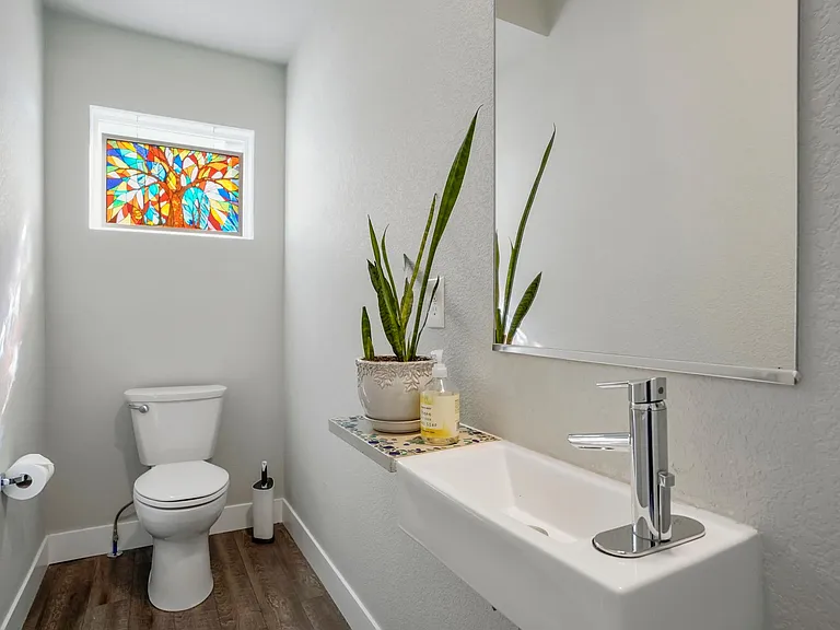 Half bath on 2nd floor