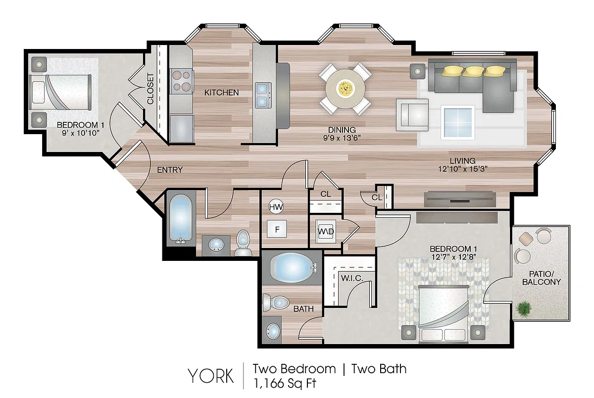 Floor plan York