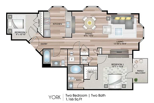 Floor plan York