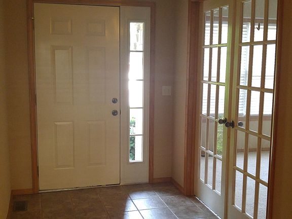 Entry/french door to bonus