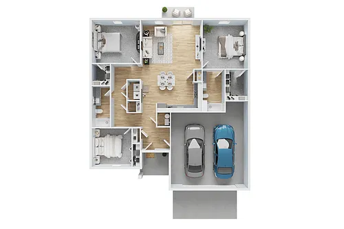 Floor plan The Gallop - Ranch