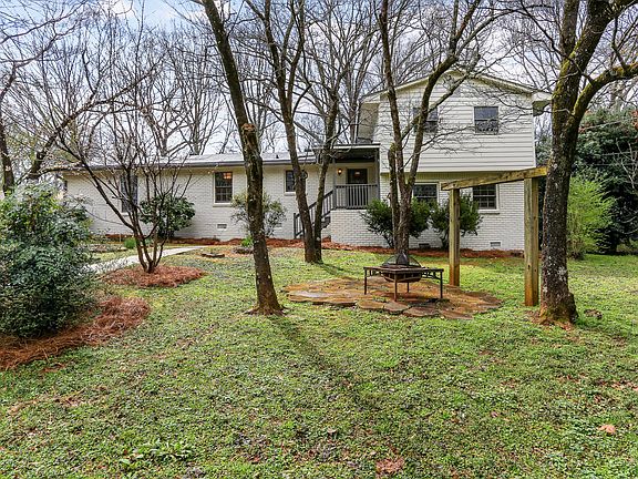 Front yard facing Chamblee Dunwoody