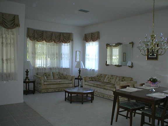 Formal Living Room & Dining Area