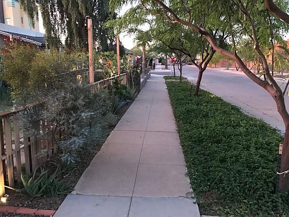 Sidewalk Looking South