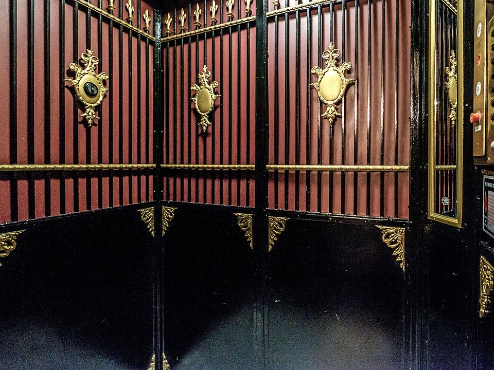 historic cage elevator