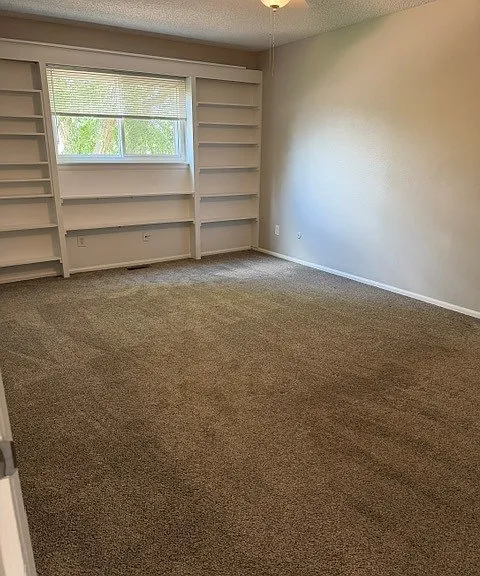 Primary bedroom with large walk in closet