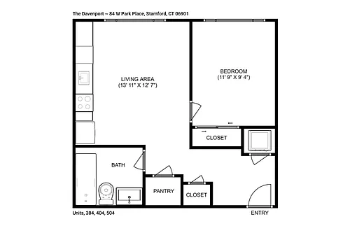Floor plan 304